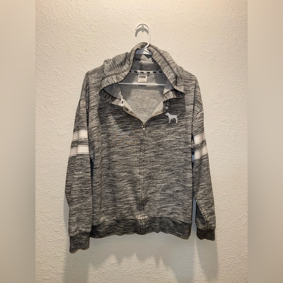Victoria's Secret Jackets & Blazers - Victoria's Secret Gray Zip-Up Sweater